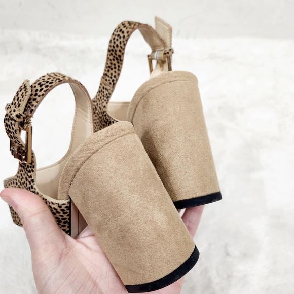 Isaac Mizrahi Alison Cheetah block heel - Picture 6 of 9